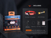 HM65R-T V2.0 Lightweight Magnesium Trail Running Headlamp