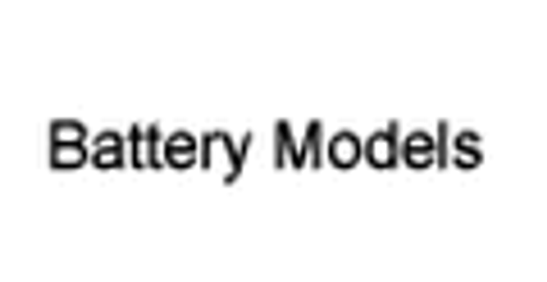 Battery Models