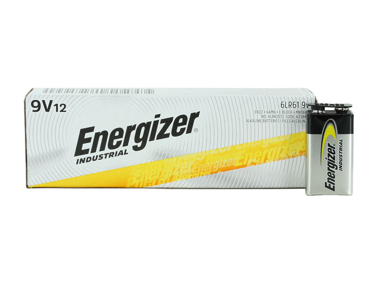 EN22 - Energizer Industrial Alkaline 9 Volt - 1 piece