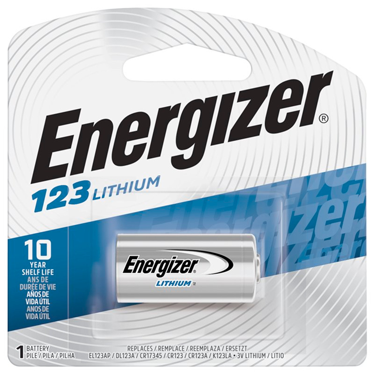 CR123A-EN-C1 - Energizer Lithium 3V 1500mAh  (1-Carded)