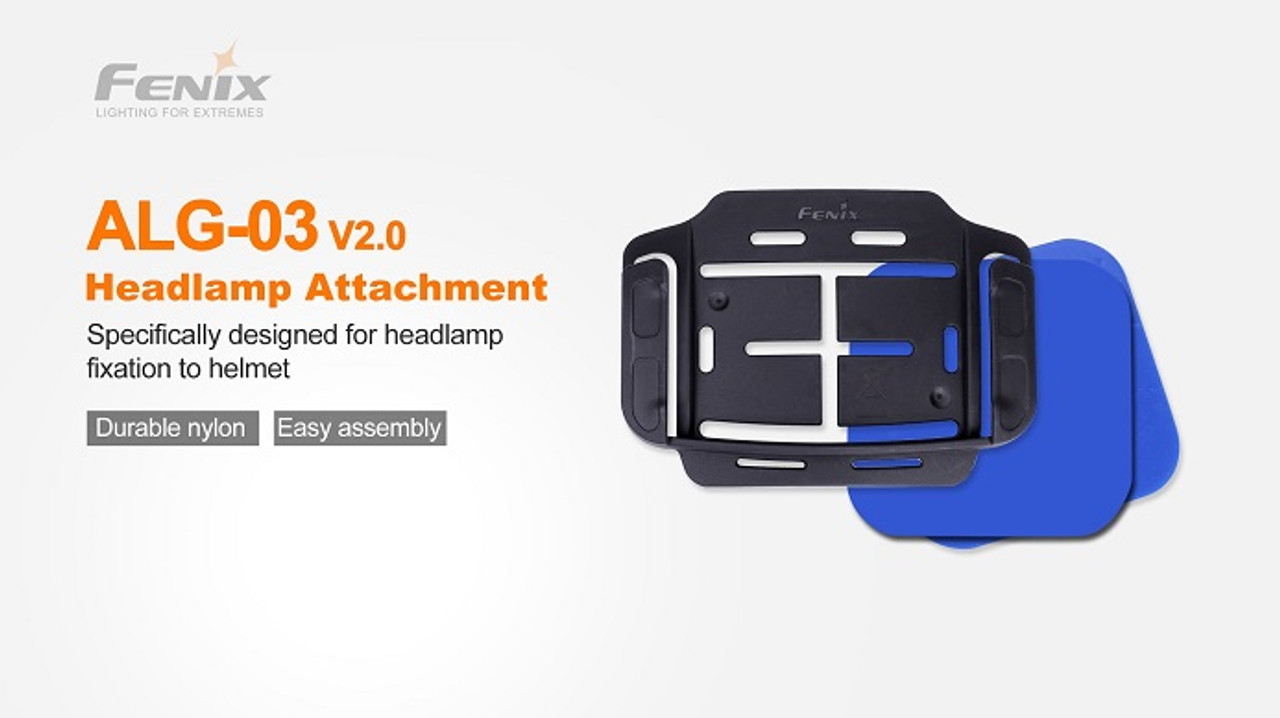 ALG-03 V2.0 - Fenix Headlamp mount for Helmet  or Hard Hat