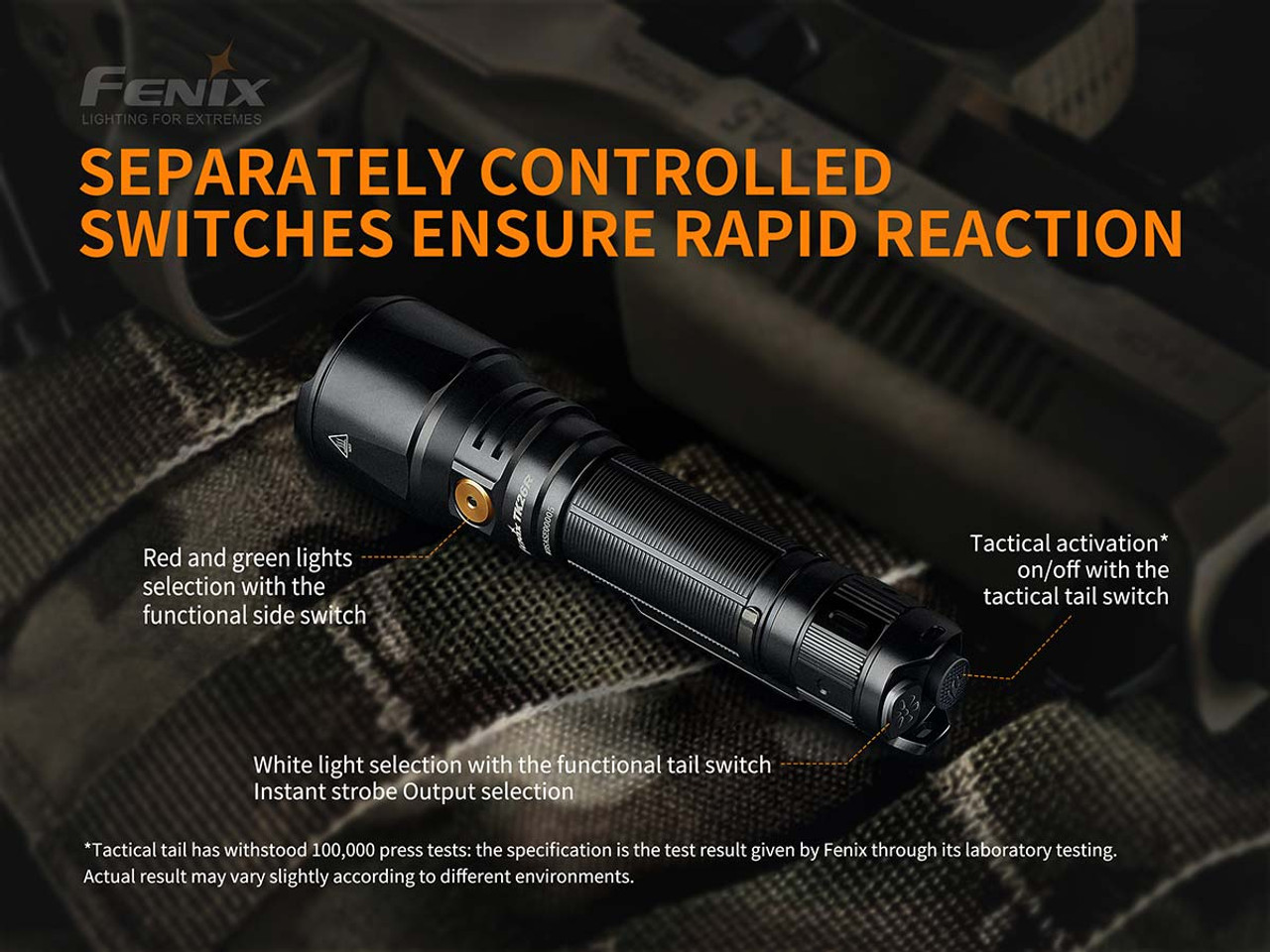 TK26R - Fenix 1500 Lumens Tactical Flashlight