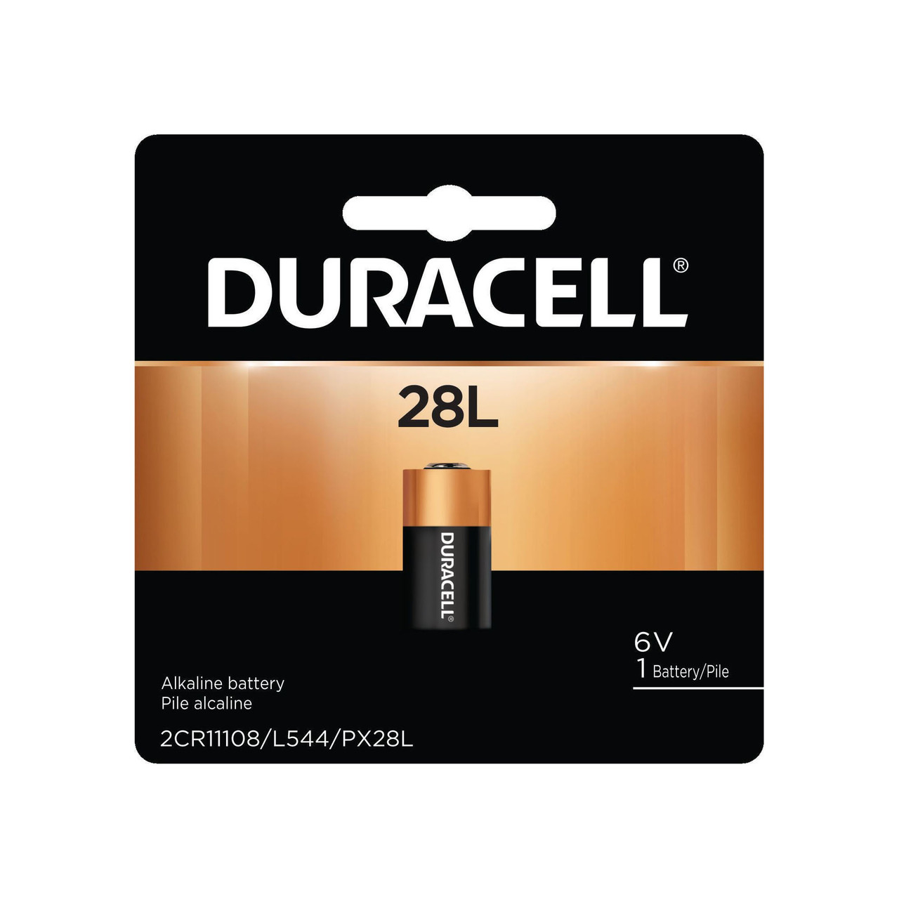 PX28L  Duracell 6V Lithium (476 / 4LR44 / PX28)  