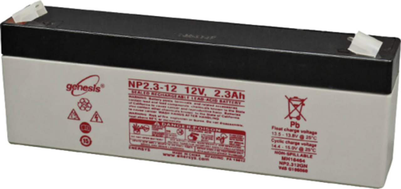 NP2.3-12 - Genesis 12volt - 2.3Ah  (F1) SLA Rechargeable Battery