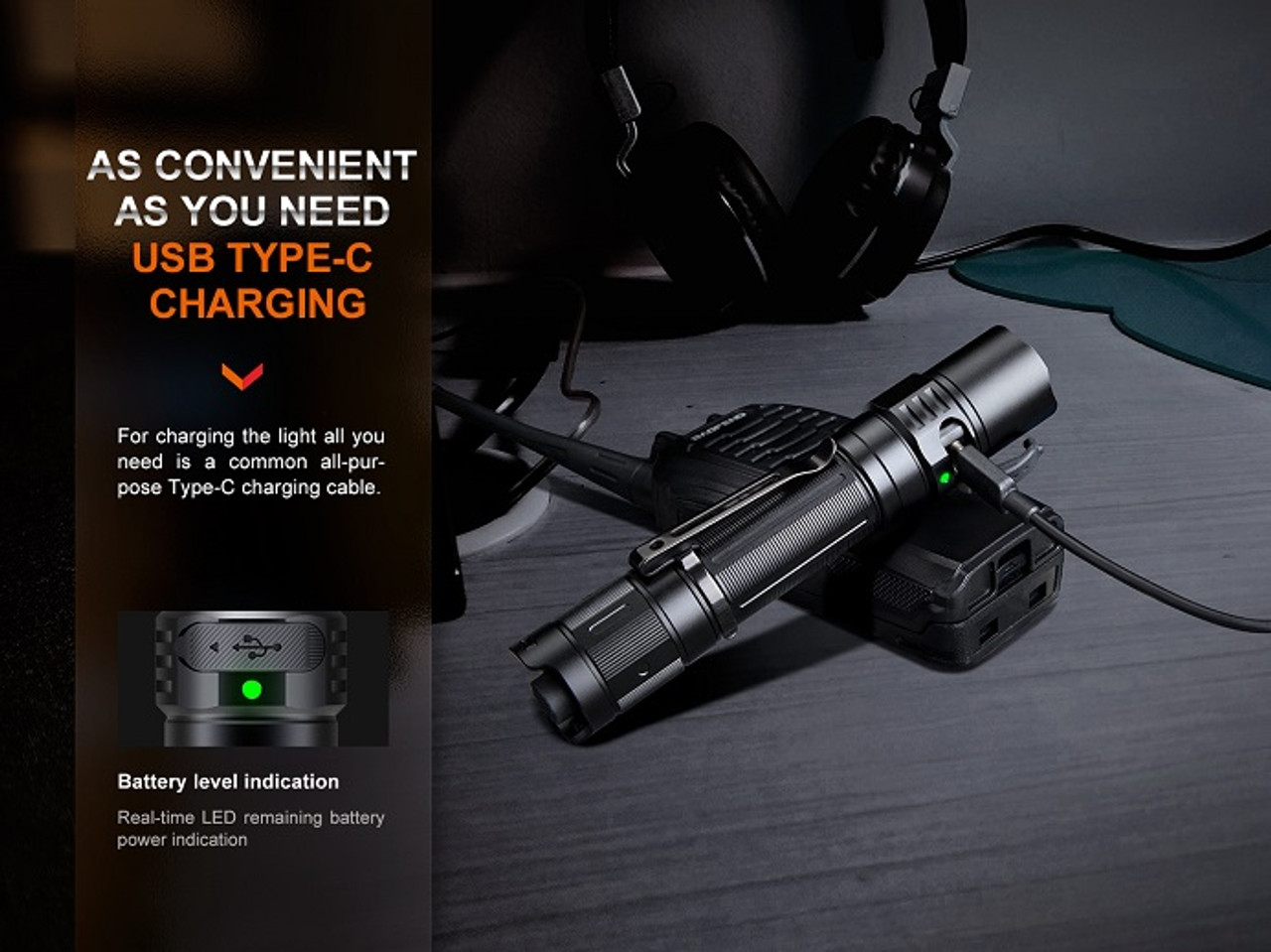PD35R Rechargeable Flashlight