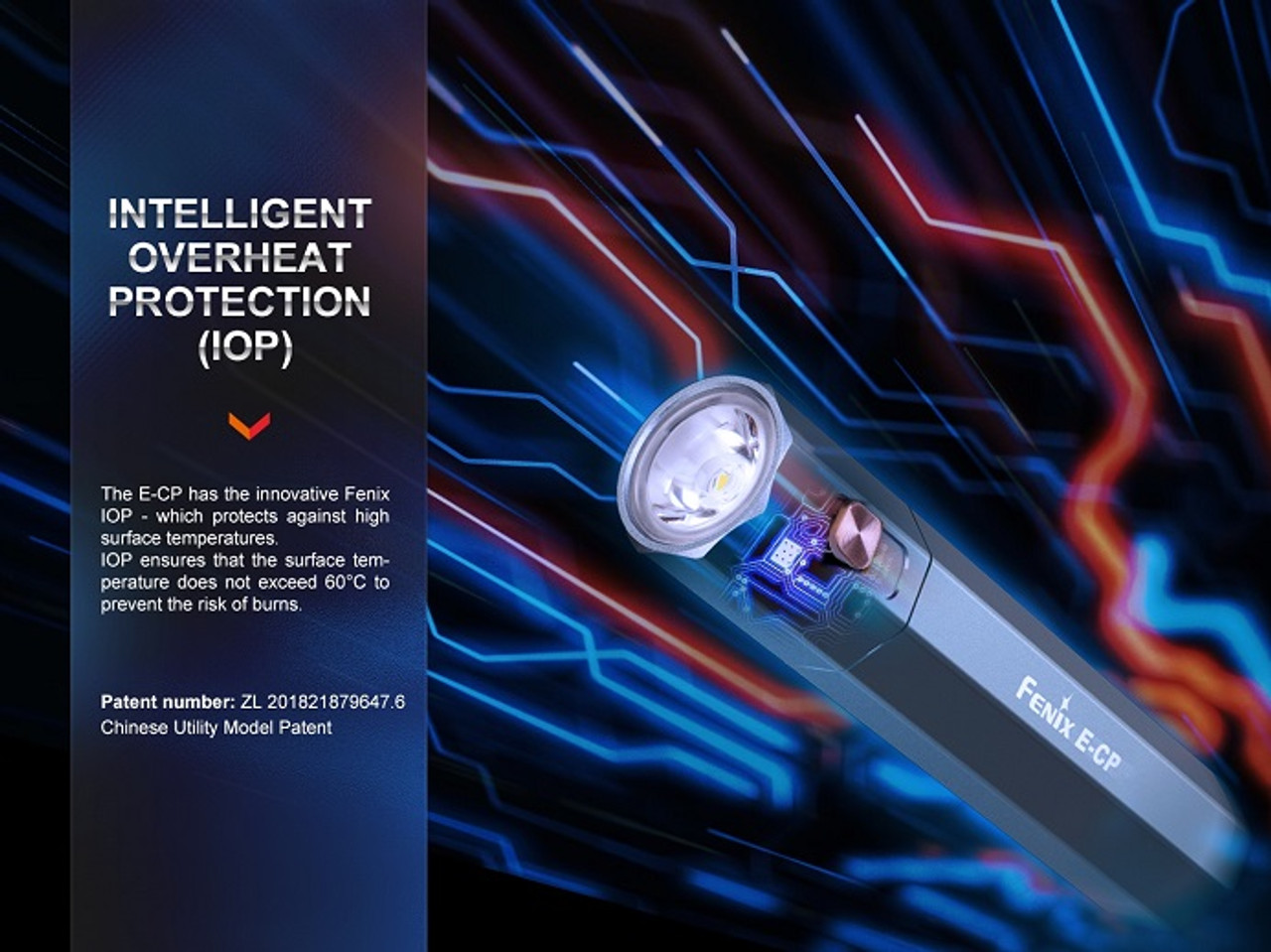 E-CP - Fenix  High-Performance Powerbank Flashlight - 1600 Lumens