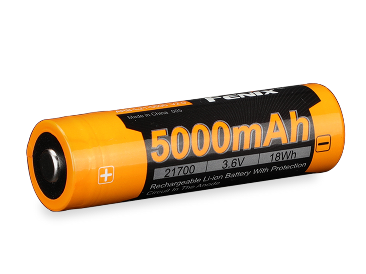 ARB-L21-5000 V2.0 [21700] (New) - Fenix Rechargeable Battery - Li-ion 3.6V 5000mAh