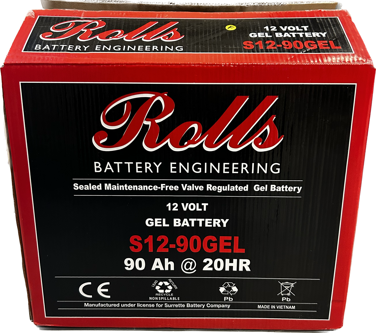 Rolls S12-90 Gel (Group 27 Size)