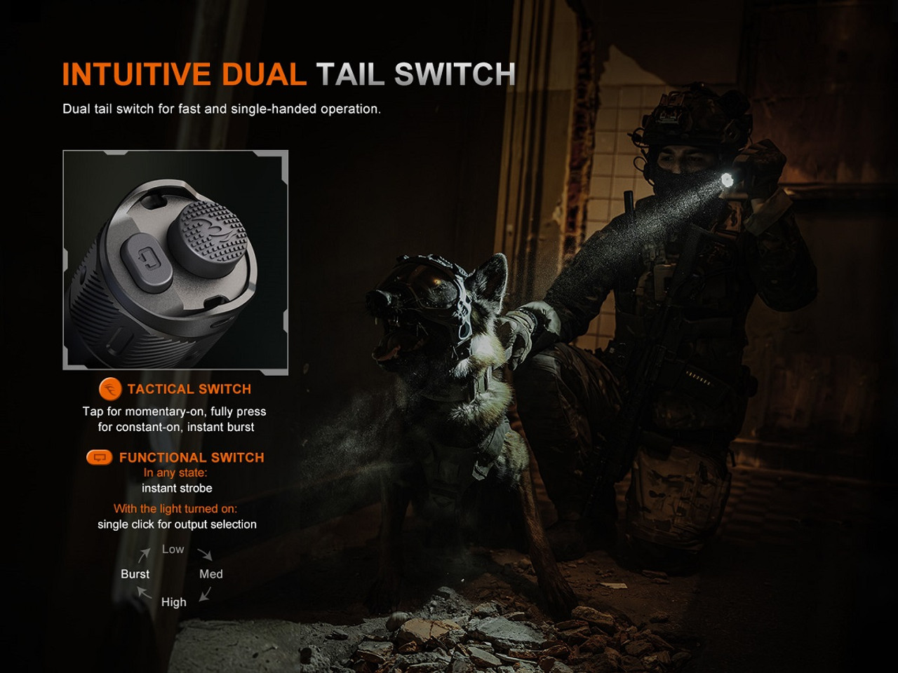 Fenix TK21R Ultra Duty Flashlight