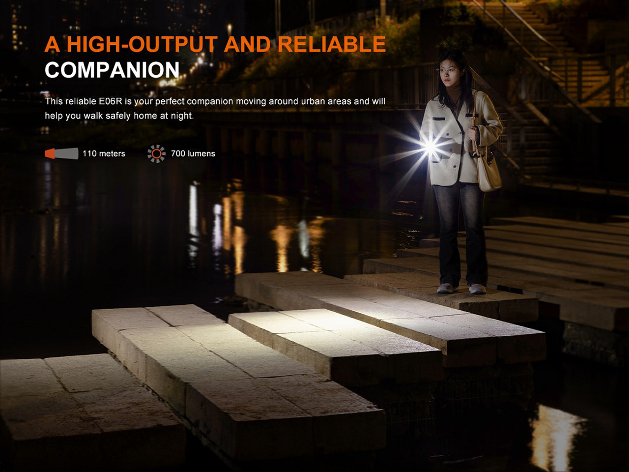 Fenix E06R Triple Light Source High-Performance Keychain Flashlight Fenix E06R Triple Light Source High-Performance Keychain Flashlight