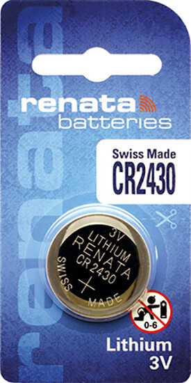 CR2430 - Renata 3V Lithium Coin Cell Battery