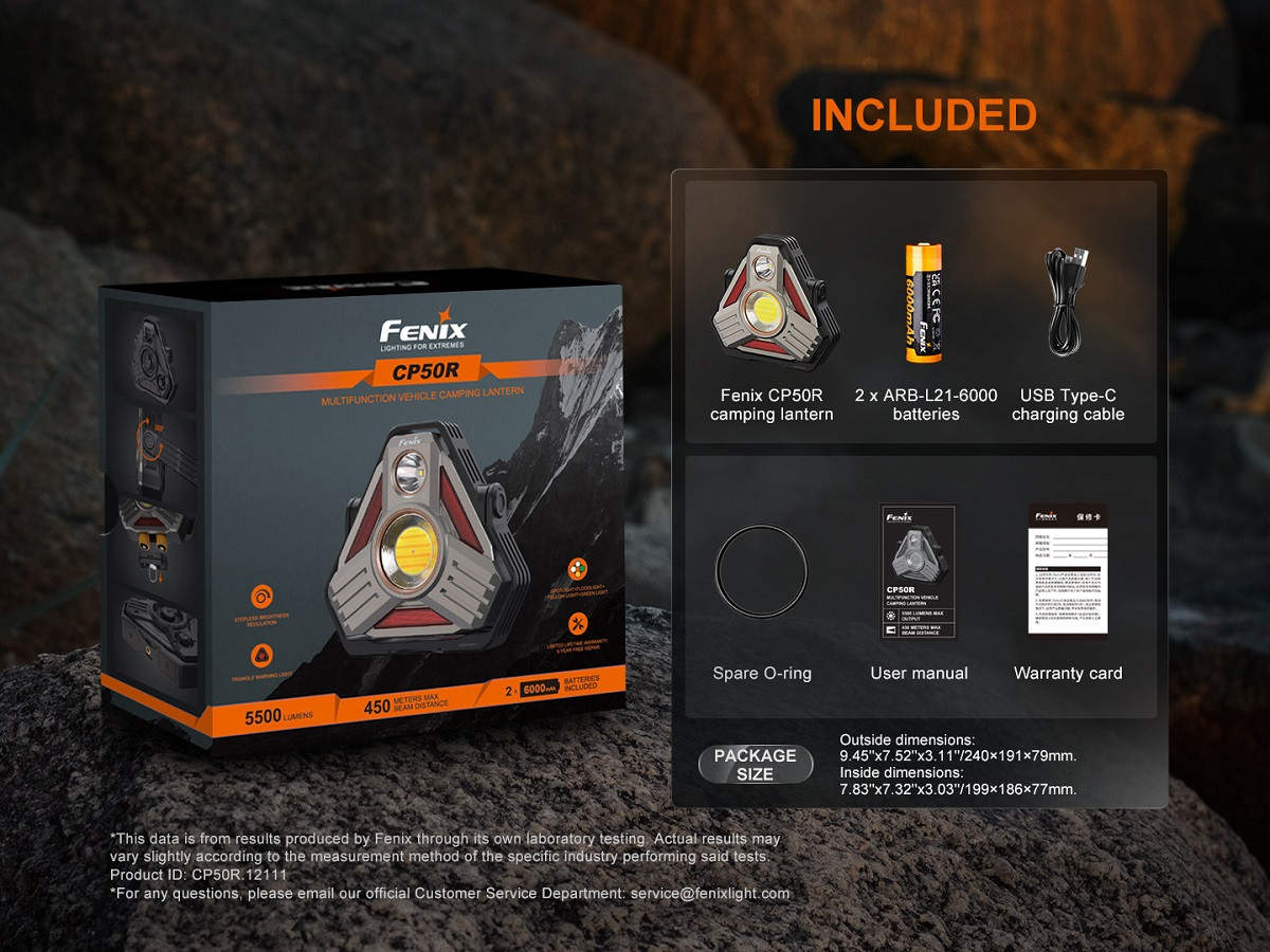 Fenix CP50R MULTIFUNCTION VEHICLE CAMPING LANTERN