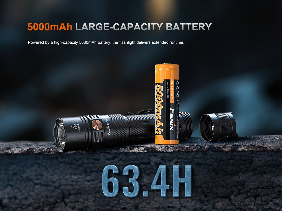 FENIX PD36R ACE POWERFUL MULTI-MODE TACTICAL FLASHLIGHT