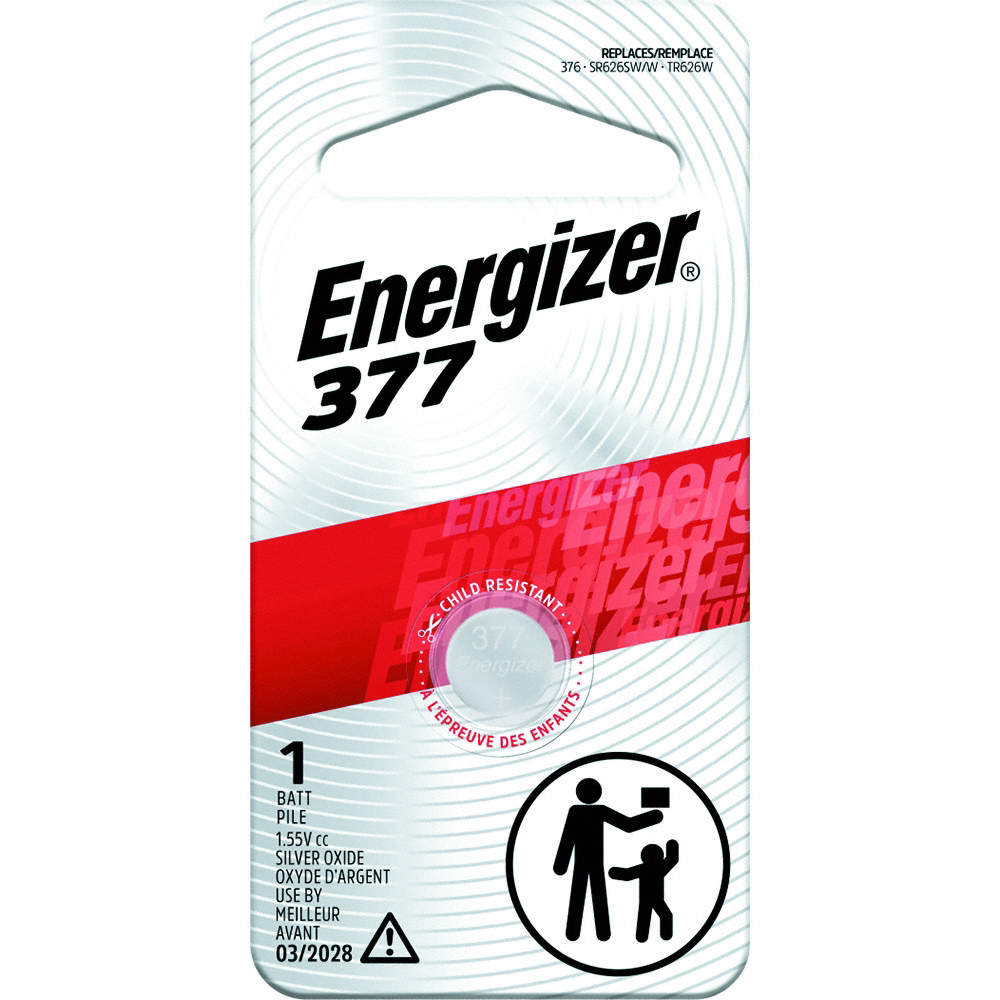 377-EN-C1 Energizer - SR626W 1.55V Silver Oxide battery (1/C10)