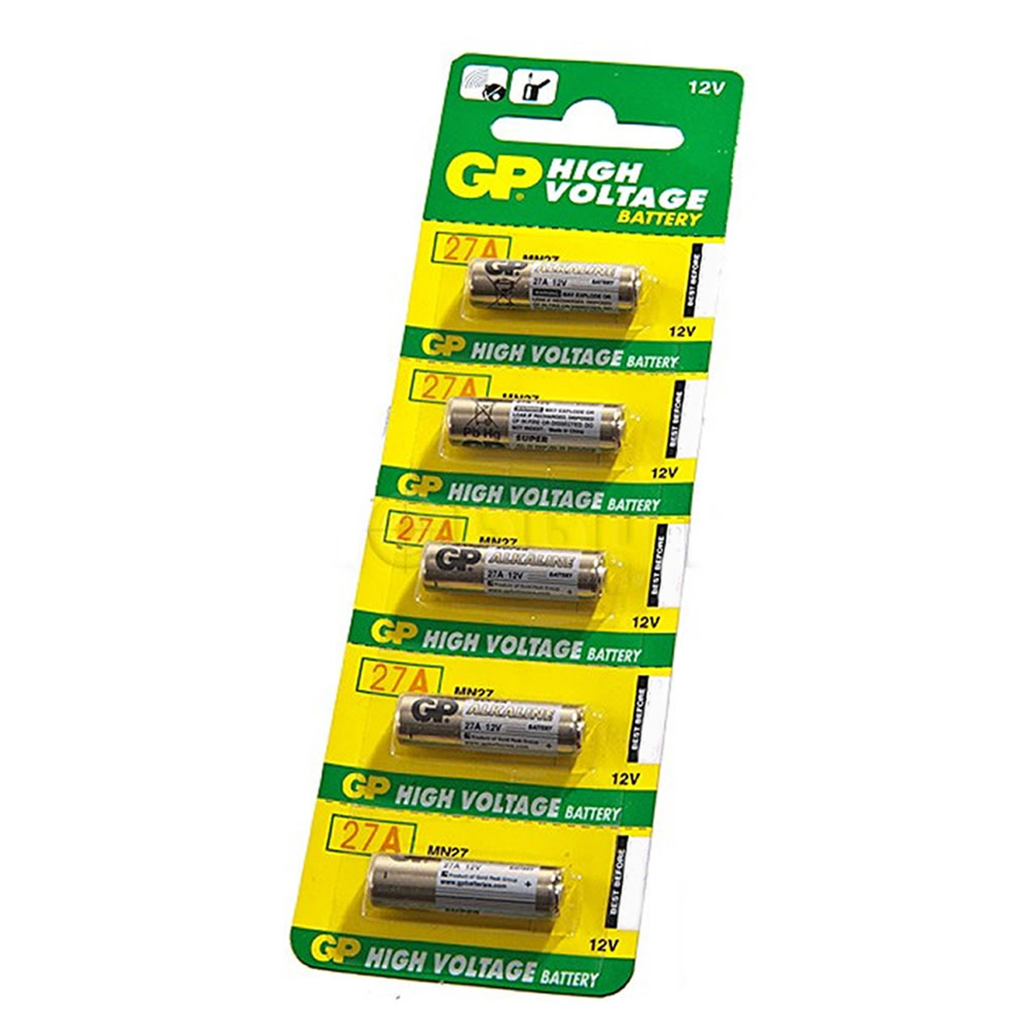 GP27A - GP 27A 12V Alkaline - (Price is per piece) - Vancouver Battery Corp