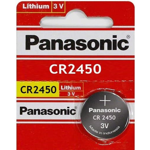 CR2450-PC-C5  Panasonic 3V Lithium Coin Cell battery (1/C5)
