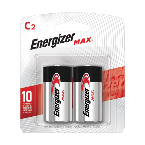 E93BP2 - Energizer Max C Size Battery 1.5V Alkaline - (2 pack)