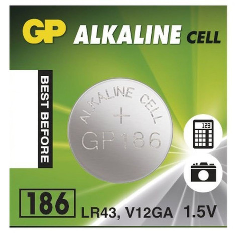 186-GP - GP 186/LR43/AG12 (1/C10)