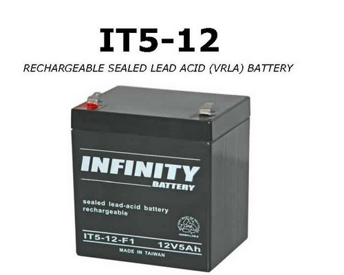 IT 5-12 F1 - Infinity 12volt - 5Ah - F1