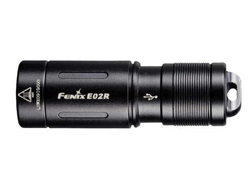 E02R (Black)  - Fenix 200 Lumen Rechargeable Keychain Flashlight E02R (Black)  - Fenix 200 Lumen Rechargeable Keychain Flashlight