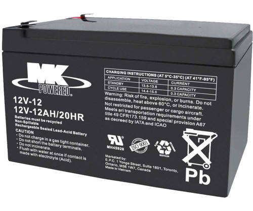 MK 12-12 F2 -  MK 12volt - 12Ah - F2