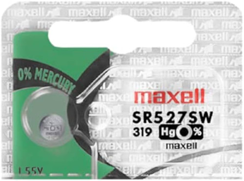 319-MX-C5 - Maxell 319/SR527SW Silver Oxide Button Battery(1/C5)