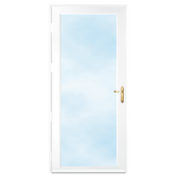 White Storm Doors