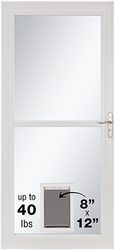 Easy Vent® with Retractable Screen and Pet Door French Doors