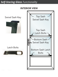 ProVia Deluxe with Self Storing Screen and Pet Door