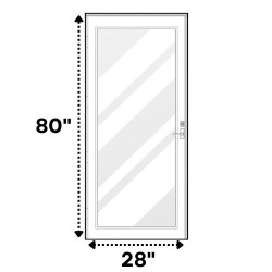 28x80 Full View Storm Door