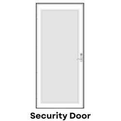 Custom Size Security Doors