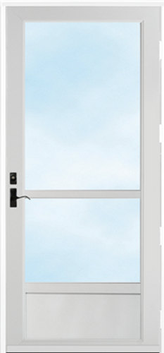 ProVia Deluxe Three Quarter View Removeable Screen Storm Door