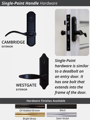 ProVia Deluxe Half View Self Storing French Storm Door