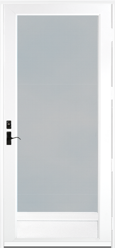 ProVia DuraGuard Full View Screen Storm Door with Kick Plate