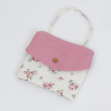 Dusty Rose Print Girls Embroidered Dress [Pre-Order]