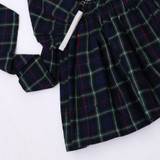 Navy Tartan Smocked Girls Dress [Pre-Order]