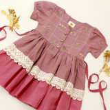 Dusty Pink Dress with Mini Embroidery [Pre-Order]
