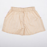 The elasticated back waist for comfort