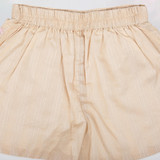 Ecru Hand-Embroidered Girls Shorts