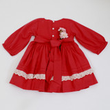 3/4th sleeves, back tie-up and buttons