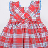 Autumn Lace Plaid Dress