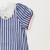 Navy Stripe Infant Romper [Pre-Order]