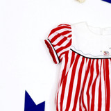 Red & White Stripe Baby Romper [Pre-Order]