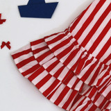 Red Awning Stripe Baby/Toddler Dress [Pre-Order]