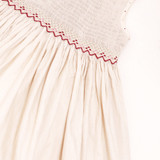 Smocked Dress with Ombre Burgundy Accents [Pre-Order]