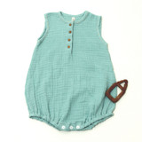 Dusty Blue Organic Infant Bubble