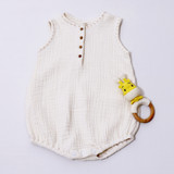 Ecru Organic Muslin Bubble