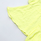 Neon Yellow Bamboo Cotton Tunic & Bloomer Set [Pre-Order]