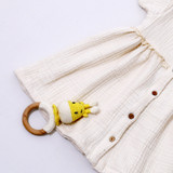 Ecru Organic Muslin Baby Dress [Pre-Order]