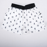 Black elasticated waistband designed for a comfortable and secure fit.